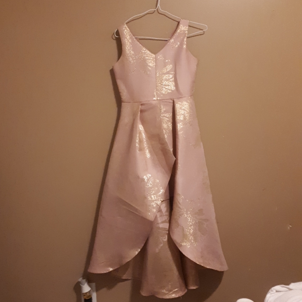pink and gold girls dress from macys